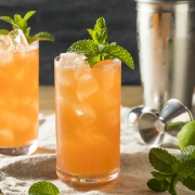 Sweet Tropical Zombie Cocktail with Rum and Mint